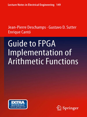 cover image of Guide to FPGA Implementation of Arithmetic Functions
